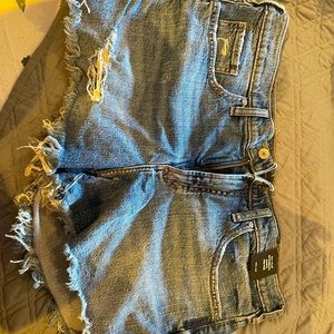 Silver jean shorts size 32